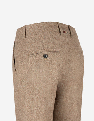 Torino City Chinos Bomull Fiskben Beige