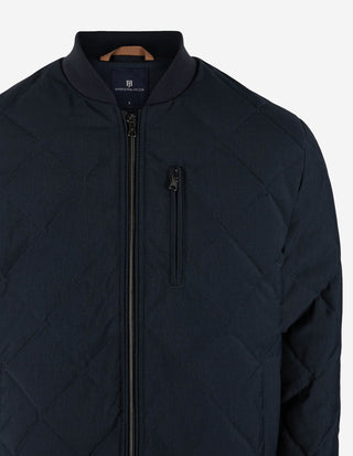 Brixen Quiltad Dunjacka Navy