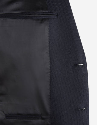 Roma Kavaj Winter Hopsack Navy