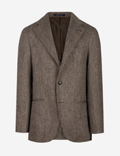 Sartorial Jacket Kavaj Tweed Fiskben Brun