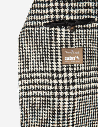Sartorial Jacket Kavaj Ull Hundtand Svart/Vit