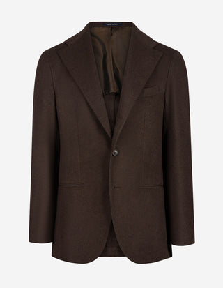 Sartorial Jacket Kavaj Siden Kashmir Brun