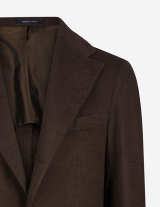 Sartorial Jacket Kavaj Siden Kashmir Brun