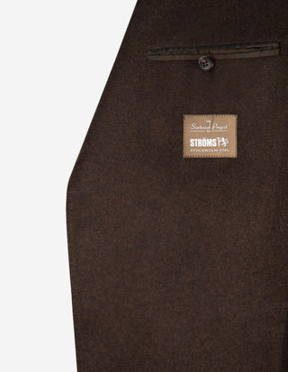 Sartorial Jacket Kavaj Siden Kashmir Brun
