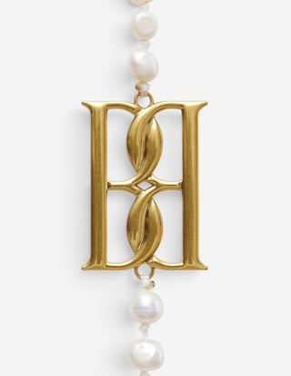 Chakallo Halsband Vit/Guld