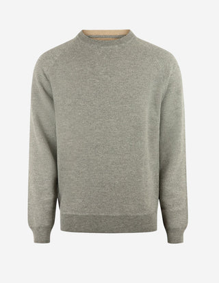 College Sweater Tröja Ull Grå