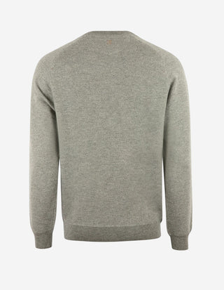 College Sweater Tröja Ull Grå