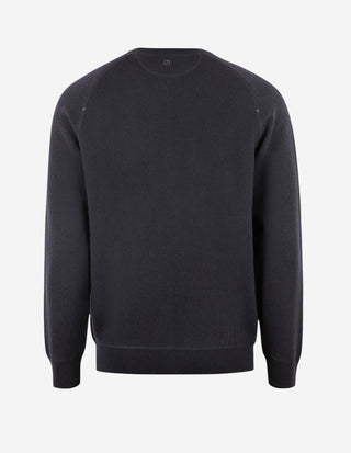 College Sweater Tröja Ull Navy