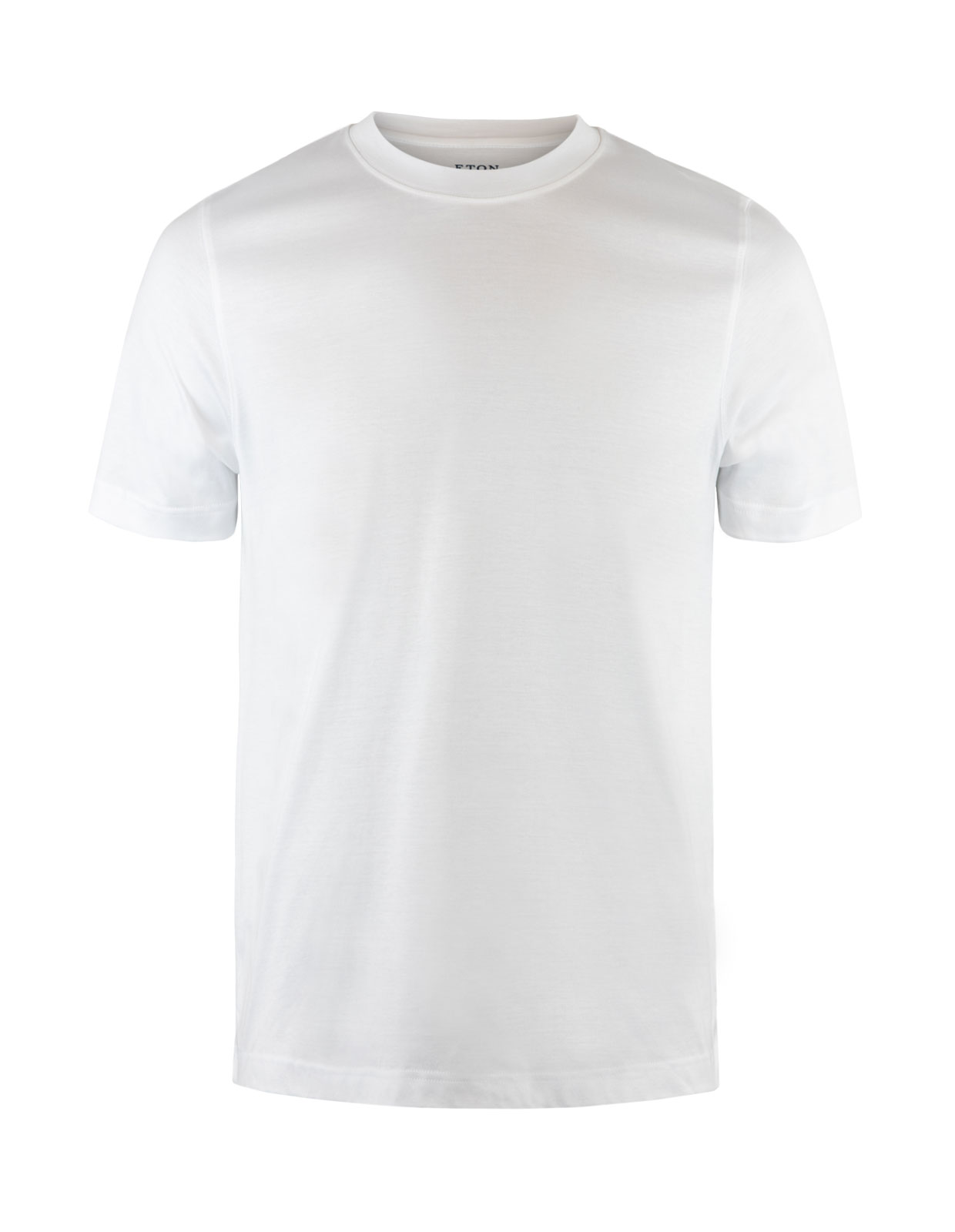 White Filo di Scozia T-Shirt - Eton