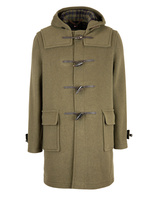 Morris Duffle Coat Loden Check Stl M