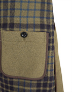 Morris Duffle Coat Loden Check Stl XL