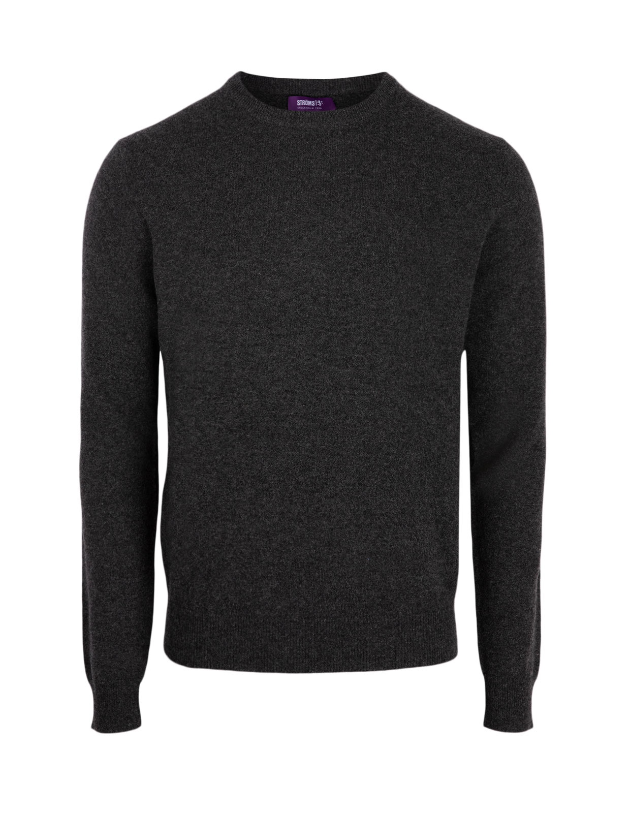 Crew Neck Cashmere NY Charcoal