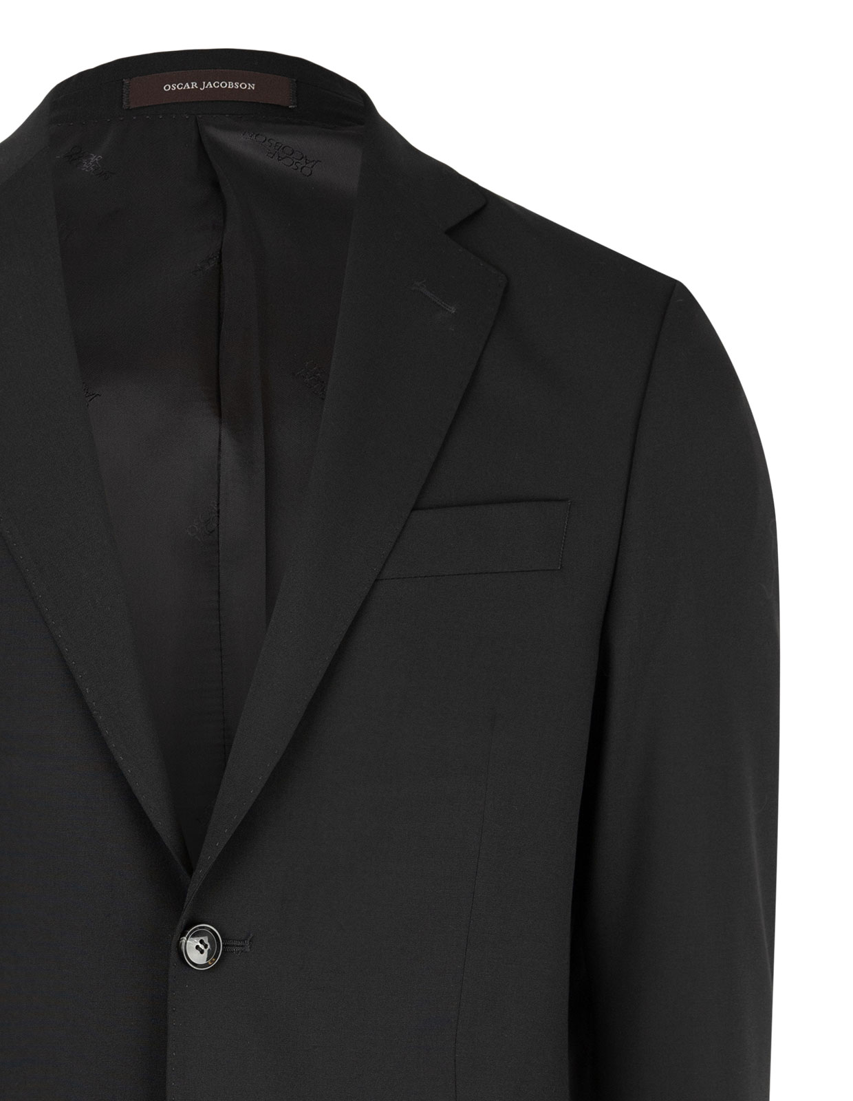 Edmund Suit Jacket Slim Fit Mix & Match Wool Black Stl 56