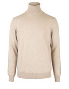 Roll Neck Merino Sand Stl XL