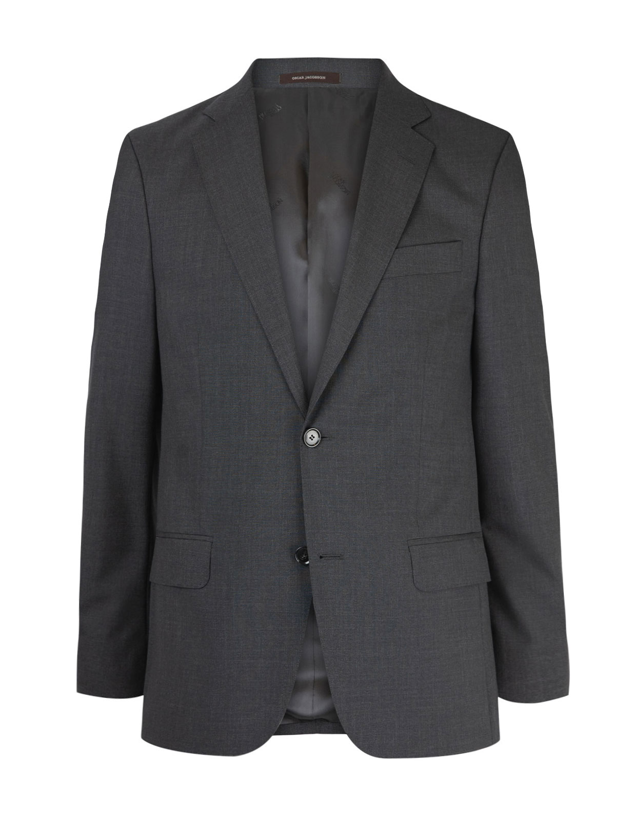 Falk Suit Jacket Regular Fit Mix & Match Wool Dark Grey Stl 96