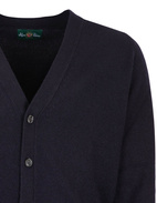 Cornwall Cardigan Lammull Navy Stl 46