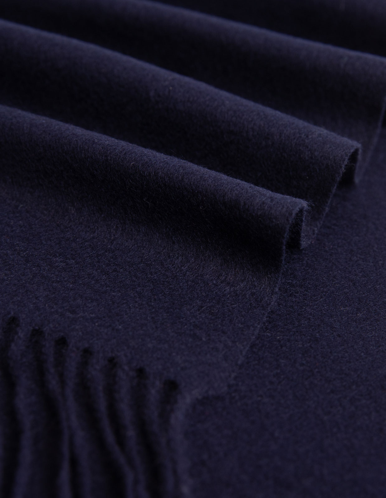 Cashmere Scarf Navy