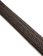 Woven Stretched Rayon Belt Dark Brown Stl 105