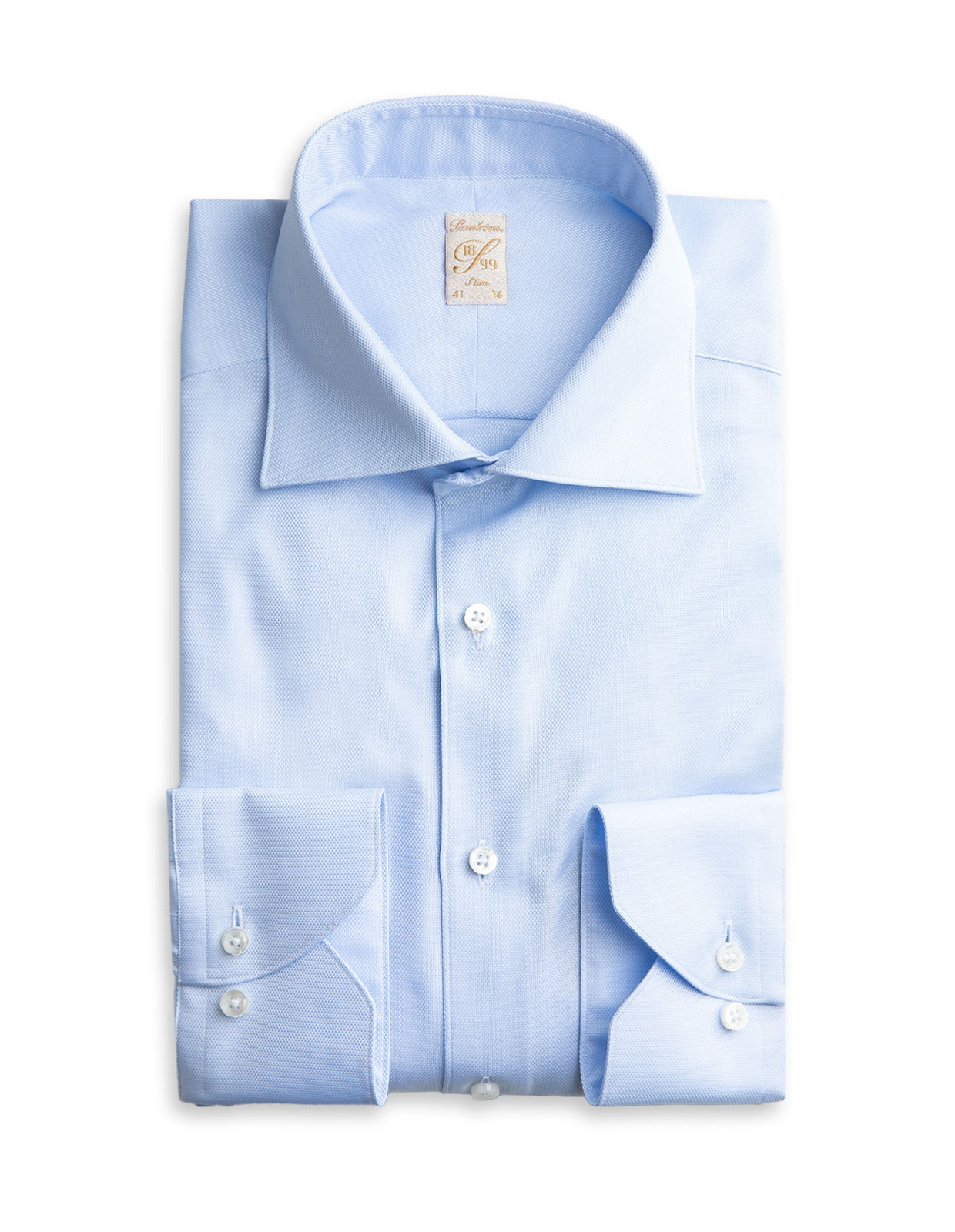 1899 Slim Skjorta Oxford Ljusblå Stl 38