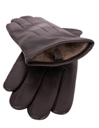 Classic Lambskin Gloves Chocolate Stl 8.5