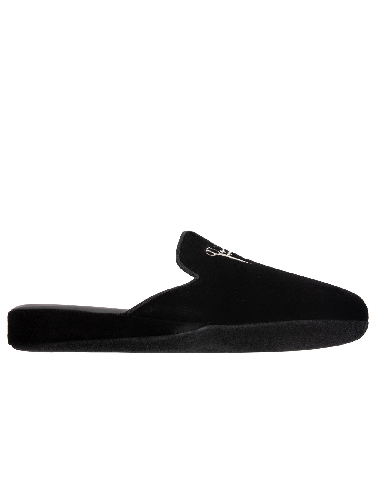 Slip-in Slipper Velvet Black