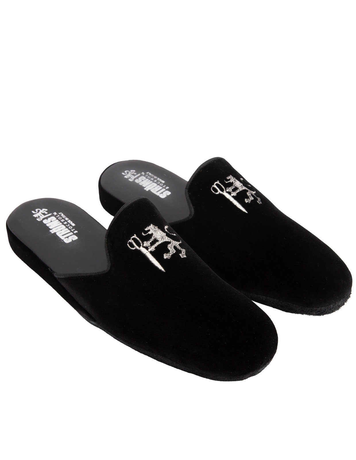 Slip-in Slipper Velvet Black