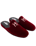 Slip-in Slipper Velvet Wine Red Stl 44