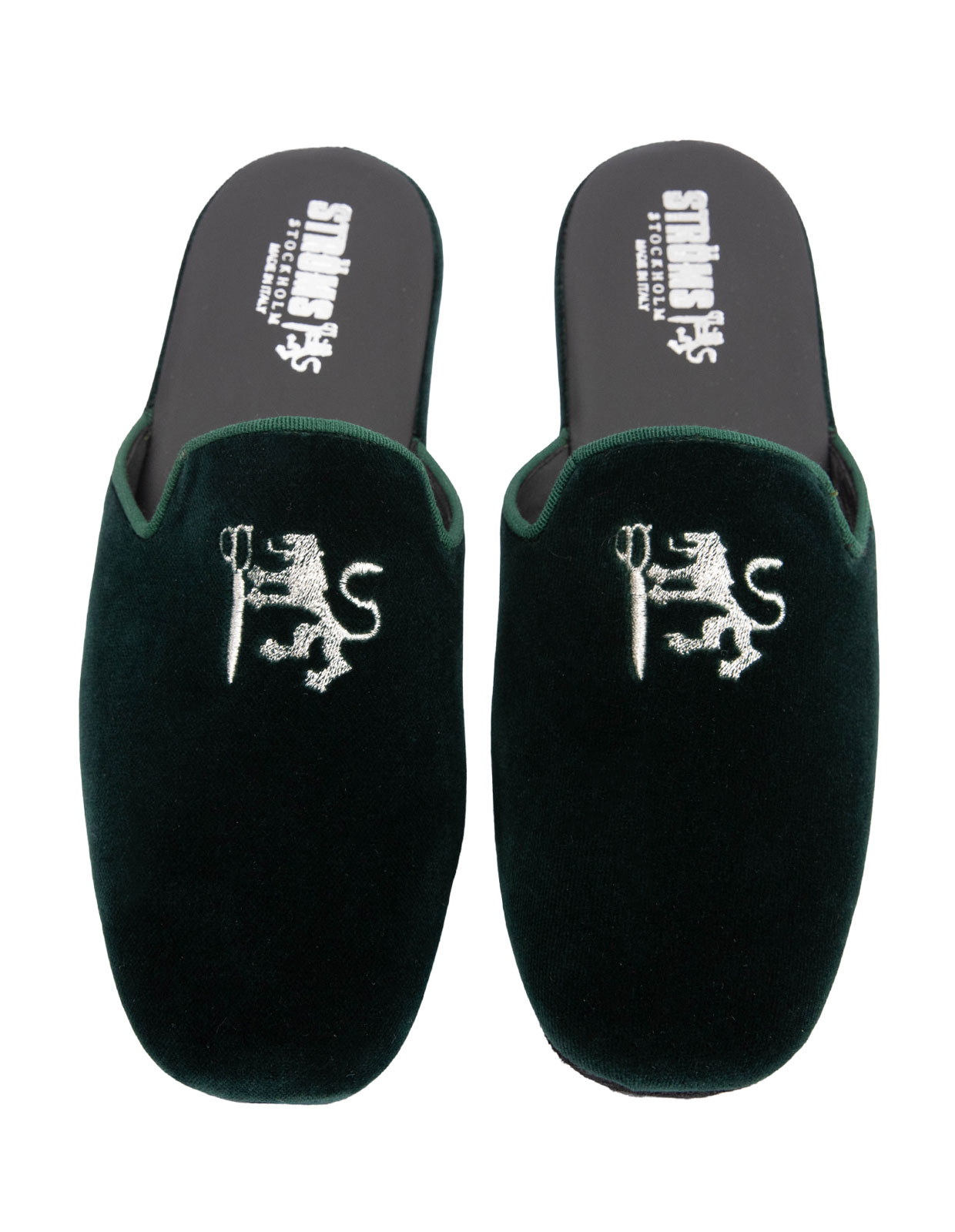 Slip-in Slipper Velvet Racing Green Stl 40