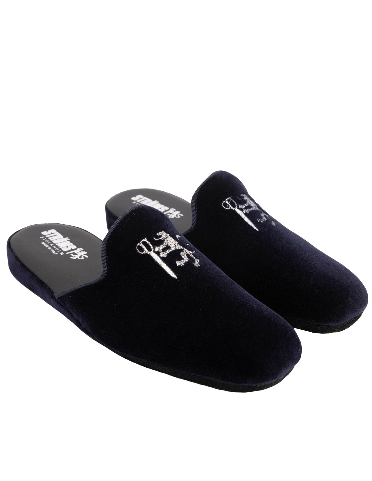 Slip-in Slipper Velvet Navy