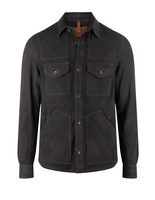 Chemise Suede Shirt Jacket Midnight Blue Stl 52