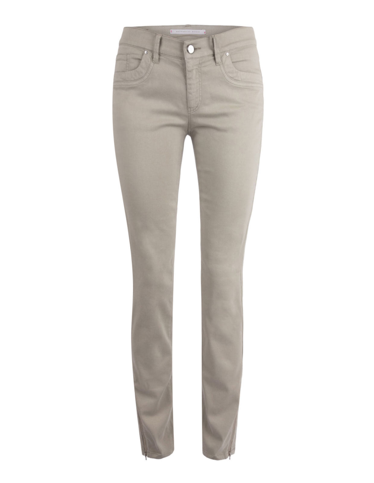 Nomi Zip Bottom Stretch Trousers Aloa Vera