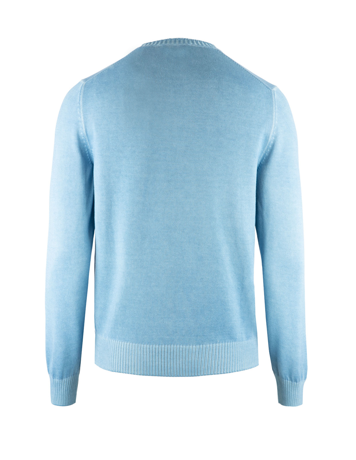 Vintage Cotton Crew Neck Ice Blue