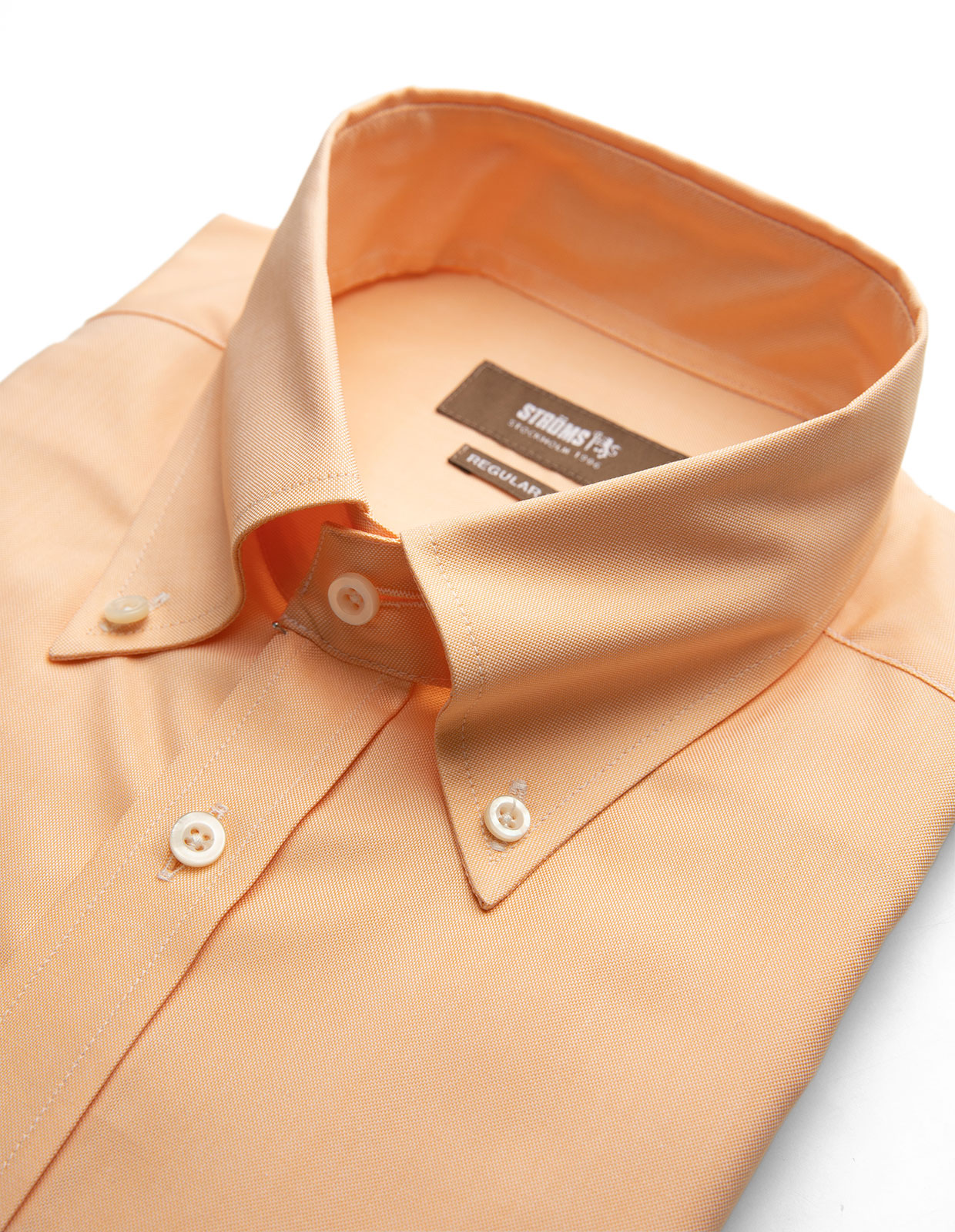 Regular Fit Oxford Skjorta Orange