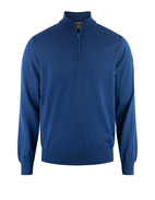 Merino Half Zip Sweater Navy Stl XXL
