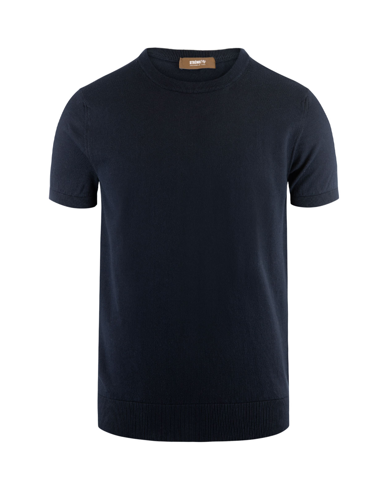 T-Shirt Knitted Cotton Blue Navy