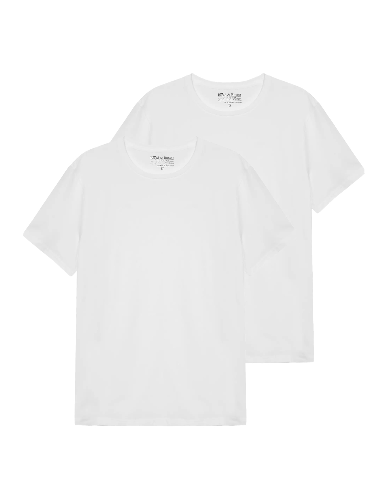 T-Shirt Crew Neck 2 pack White