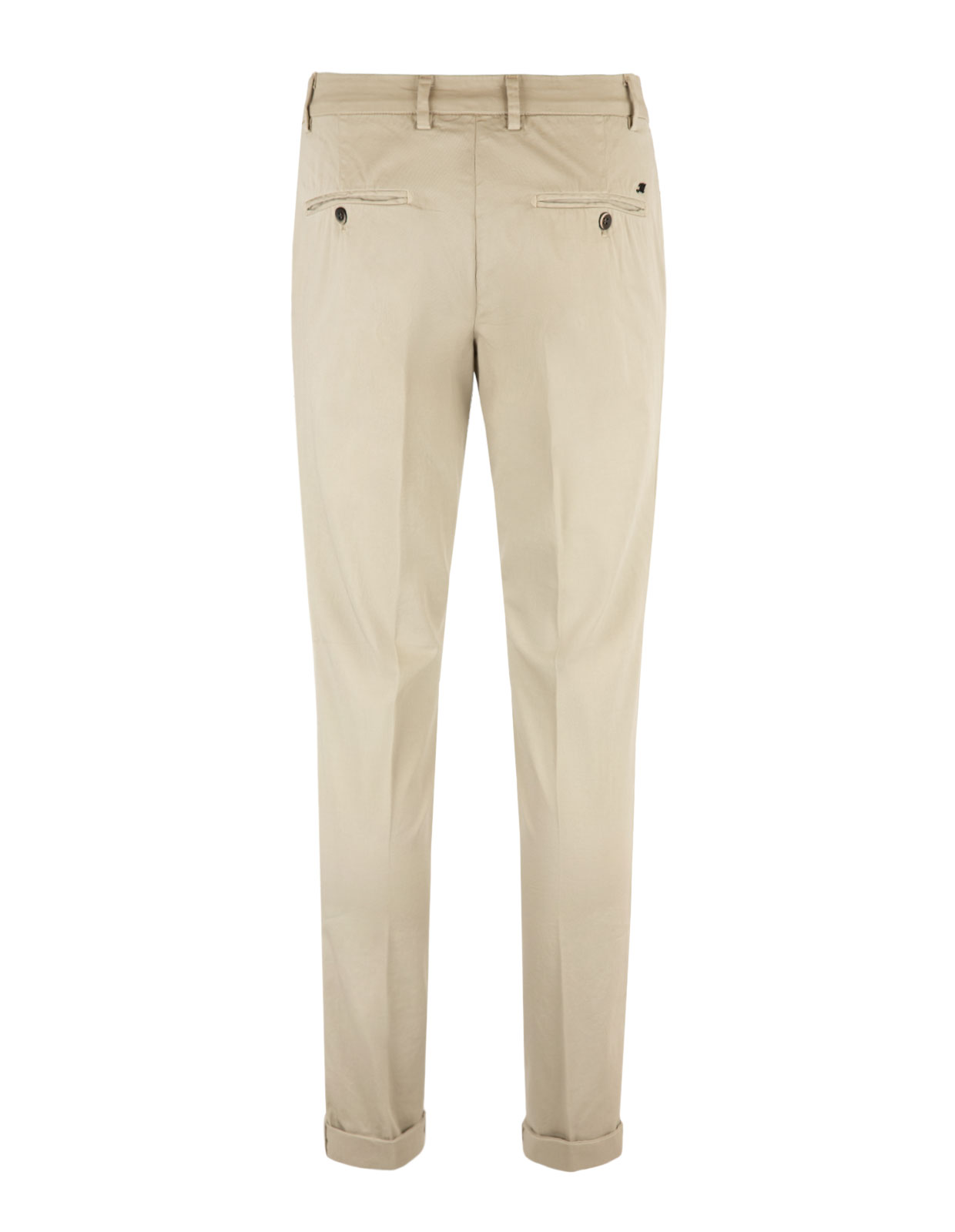 Milano Slim Chinos Bomull Beige Stl 44