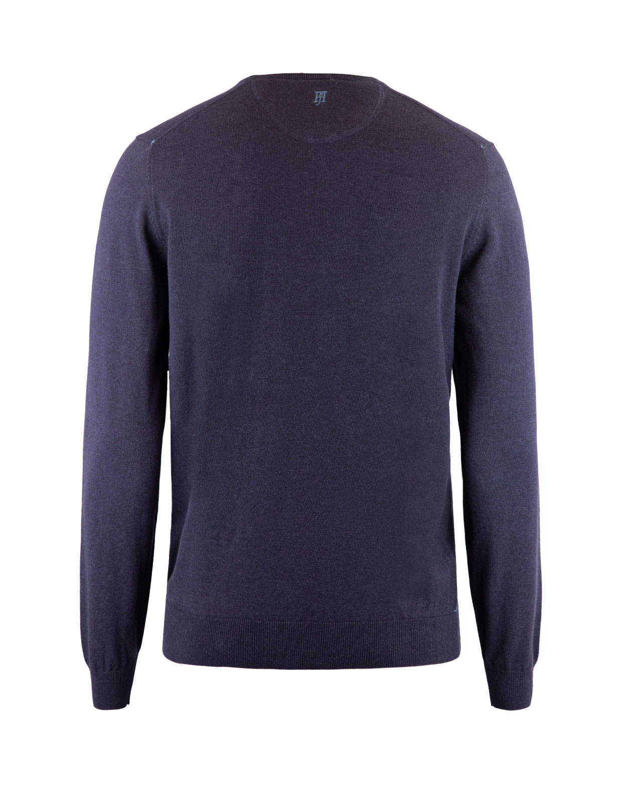 Cotton Crewneck Knit Dark Navy