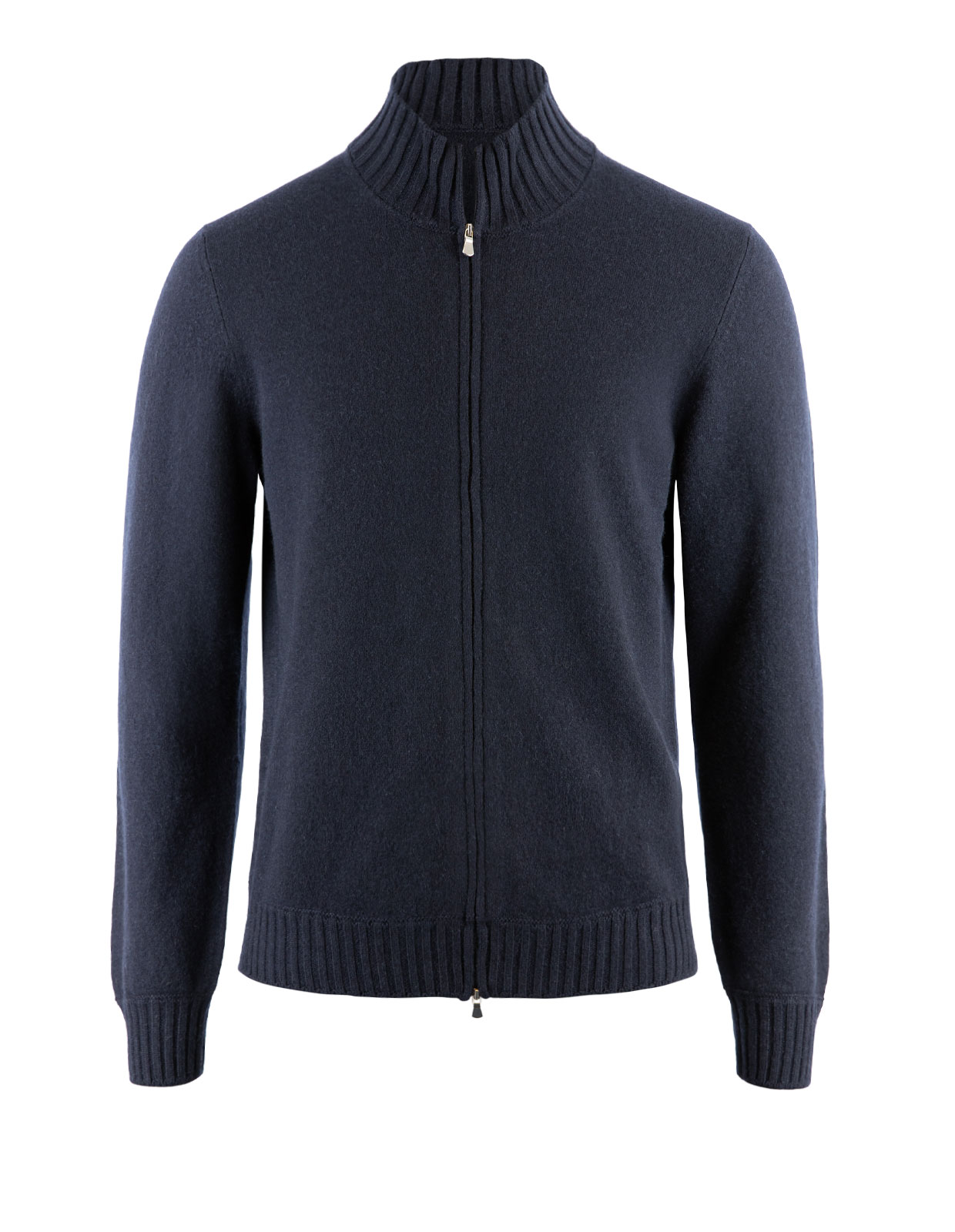 Full Zip Cardigan Cashmere Navy