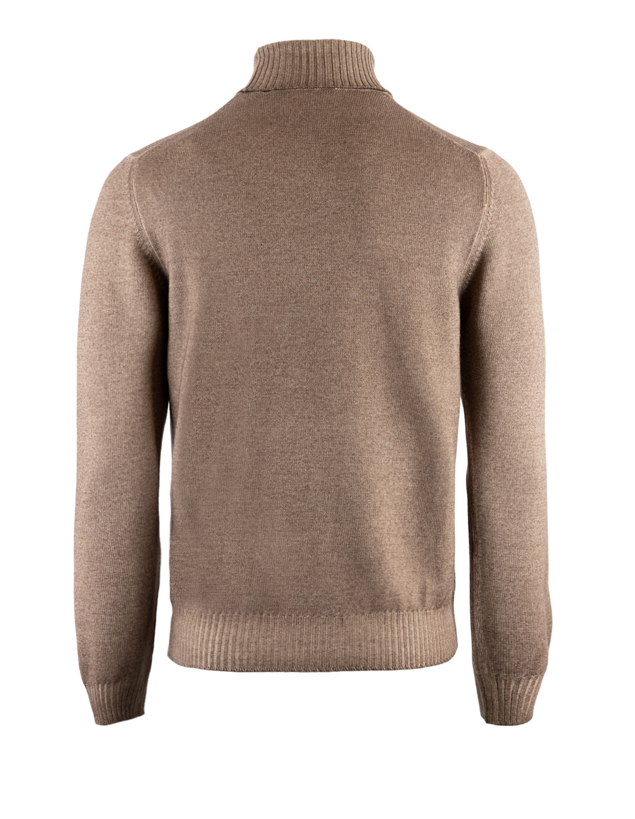 Polotröja Vintage Merino Gråbeige