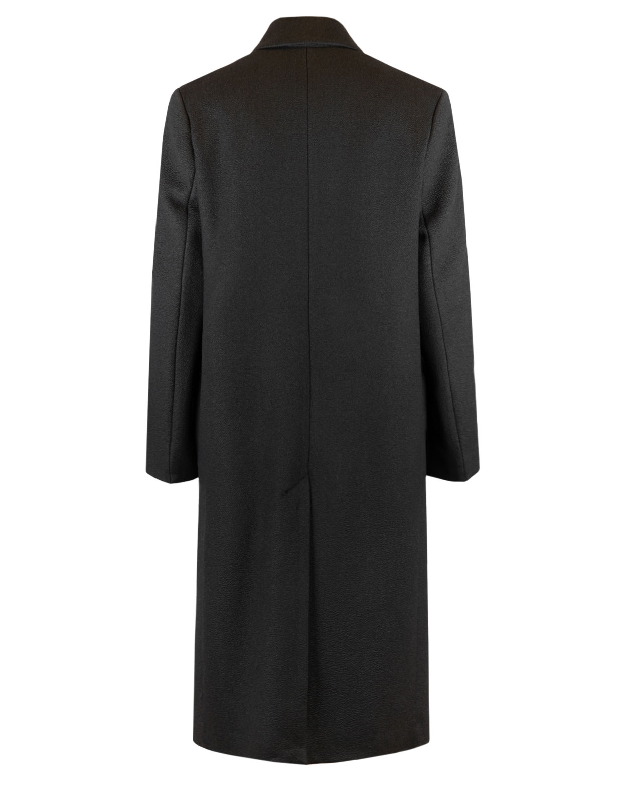 Tailored Twill Coat Black