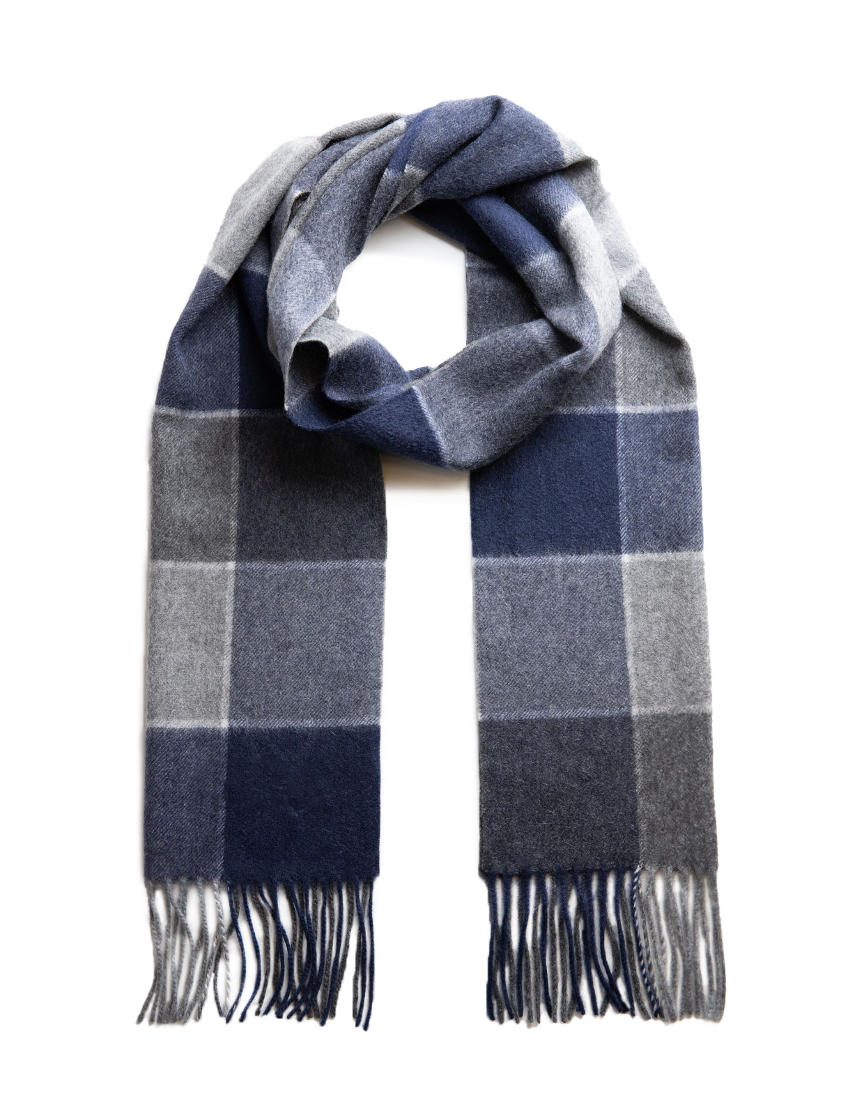 Scarf Cashmere Blå/Grå