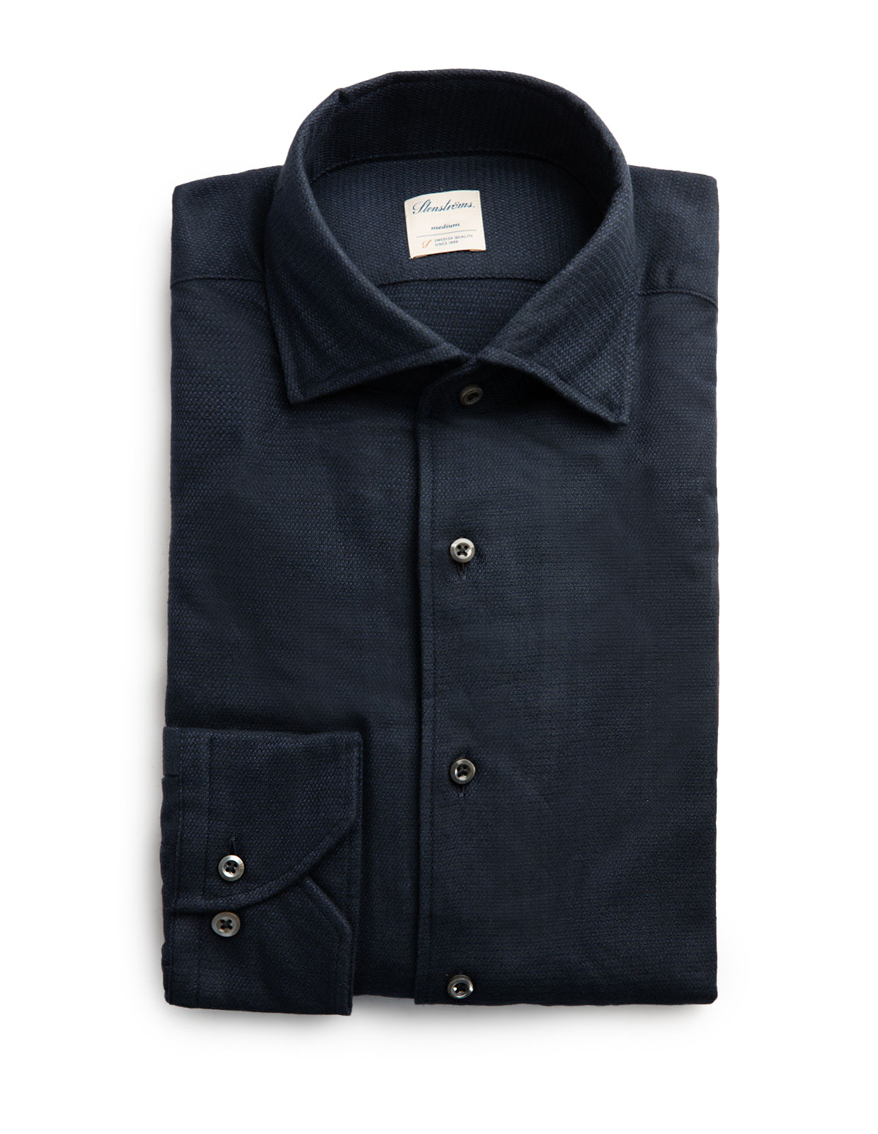 Slimline Skjorta Flanell Navy