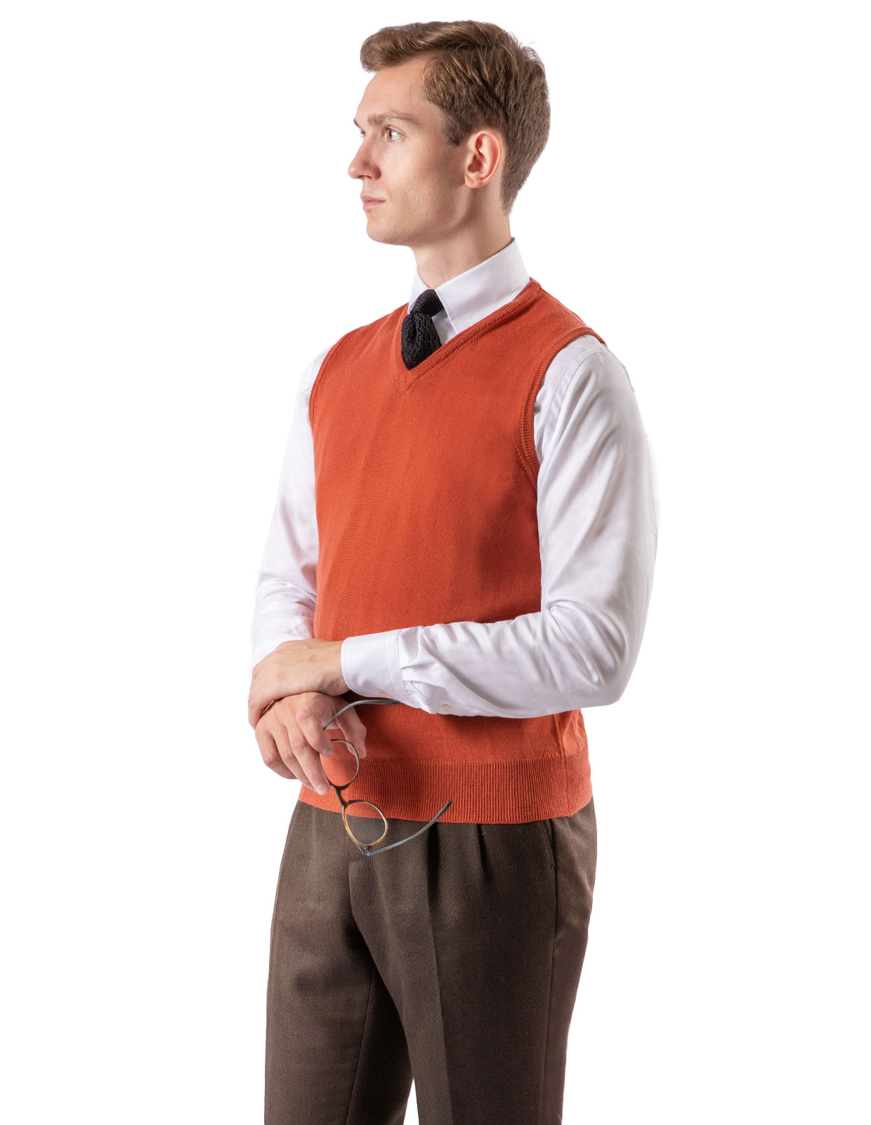 Slipover Merino Orange Stl S