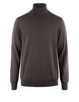 Roll Neck Merino Coffe