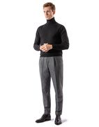 Roll Neck Merino Black Stl M