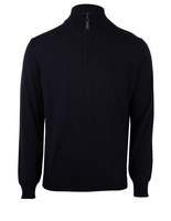 Half Zip Tröja Merinoull Navy Stl XXL