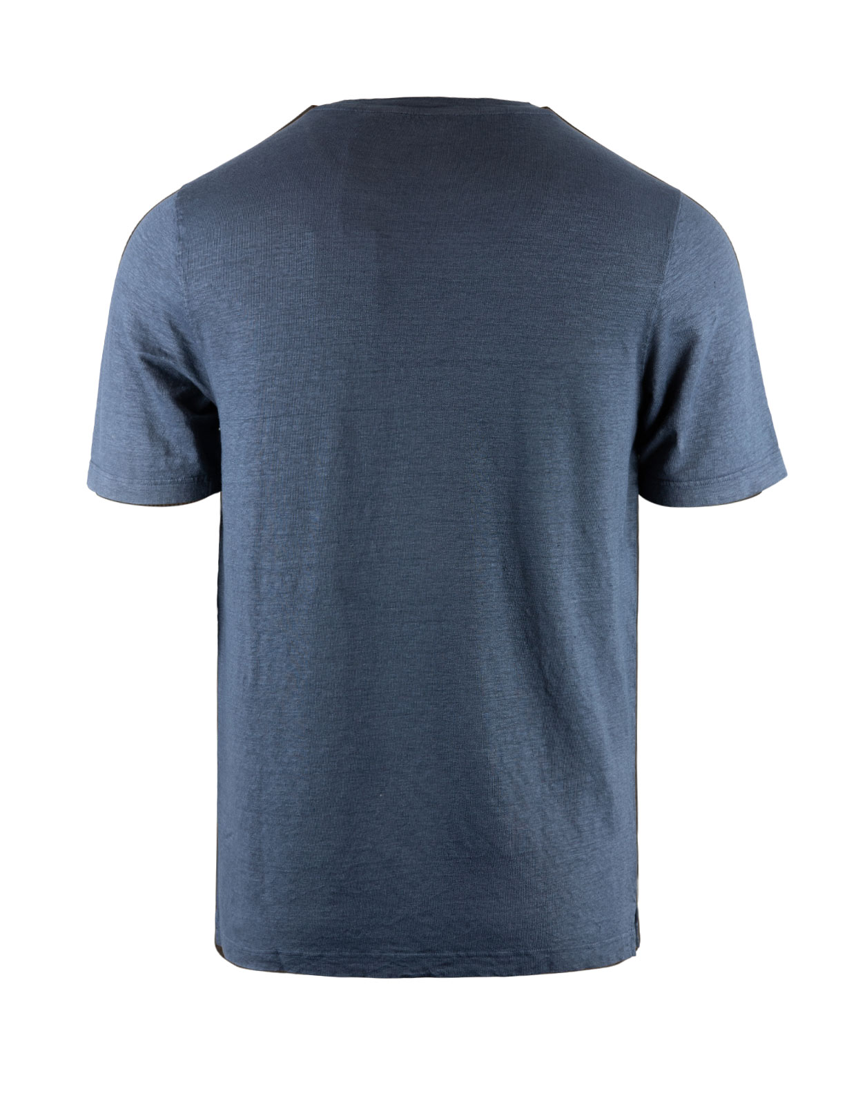 Linen Stetch T-shirt Navy