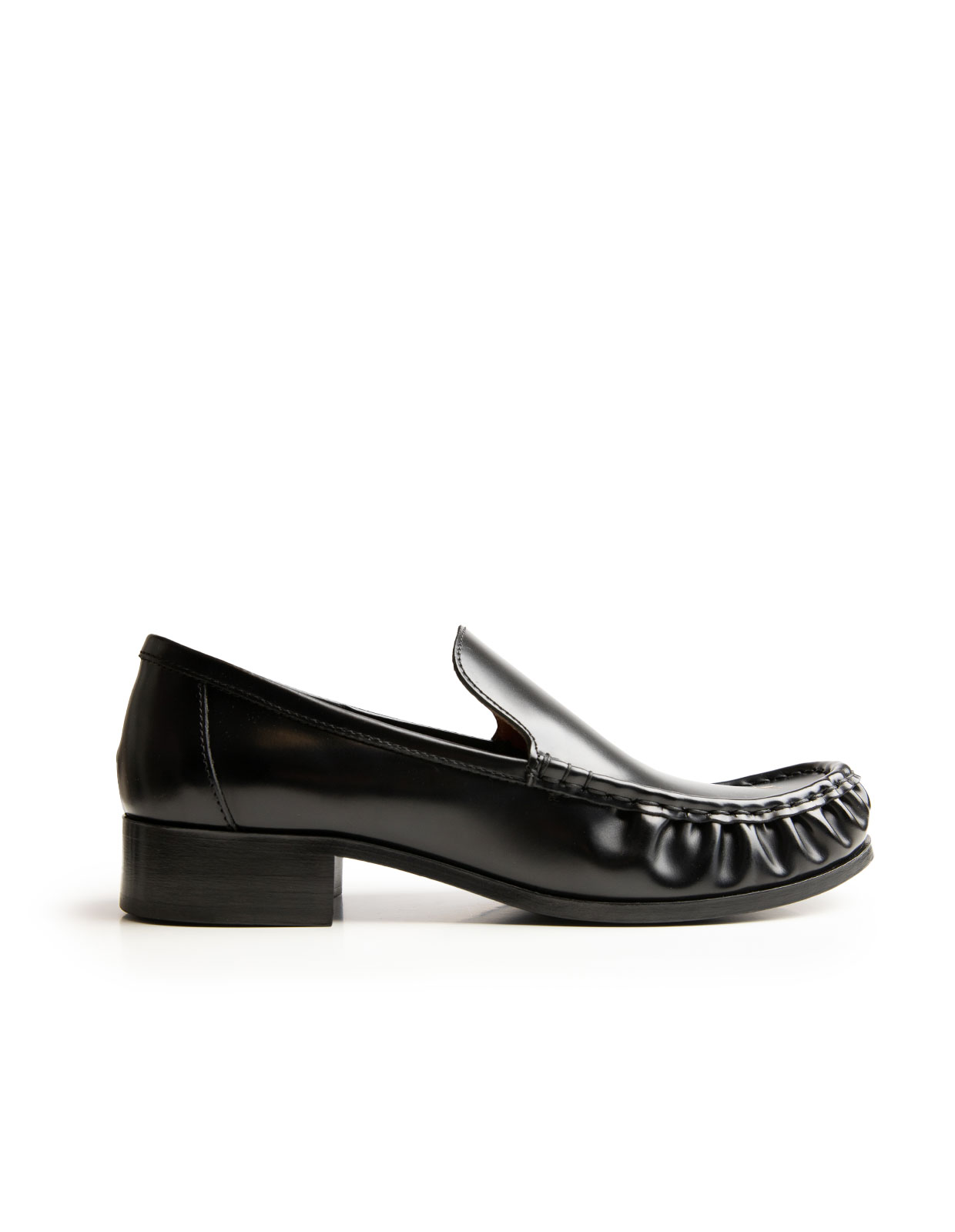 Leather Loafers Black