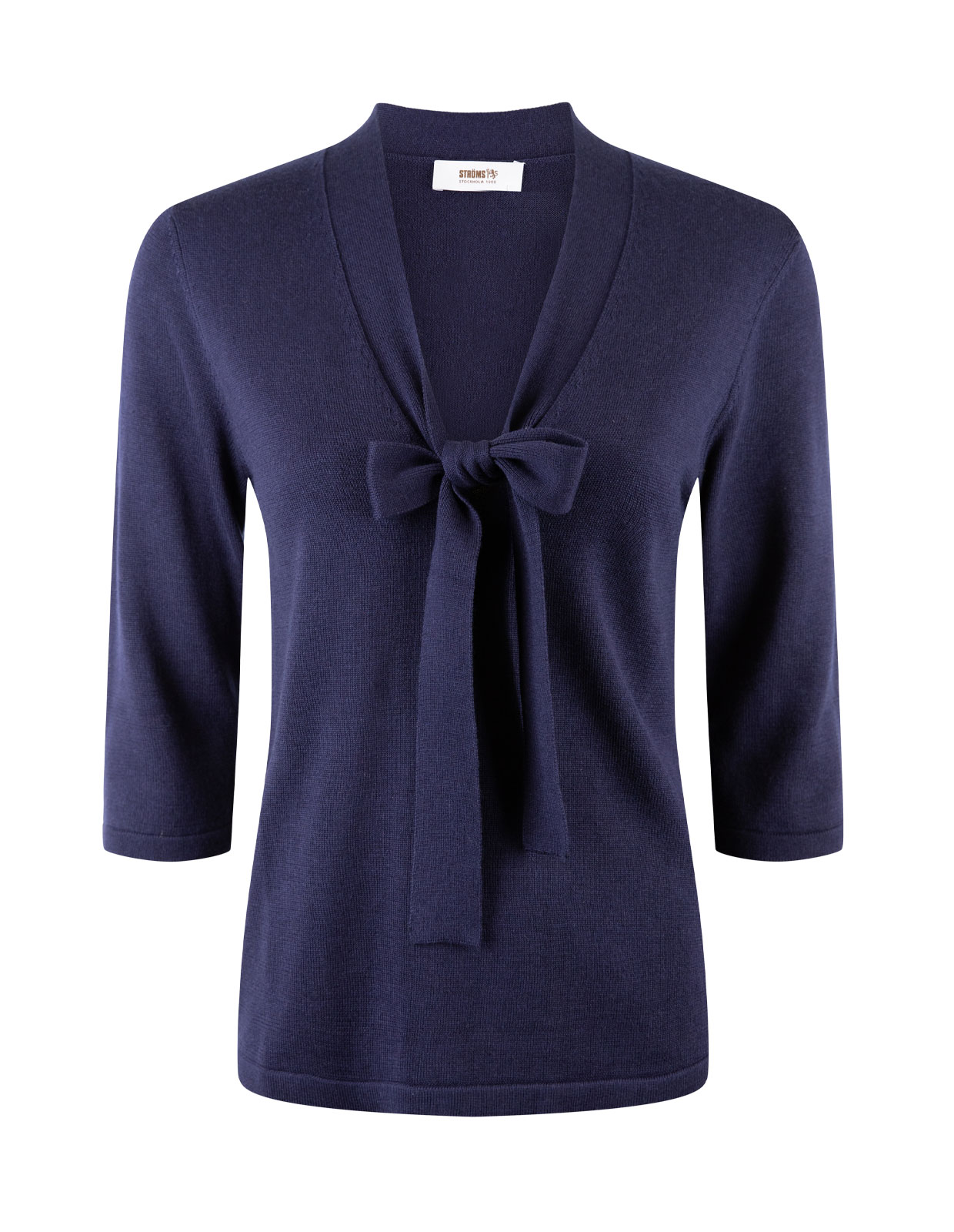 Stella Top With Bow Navy